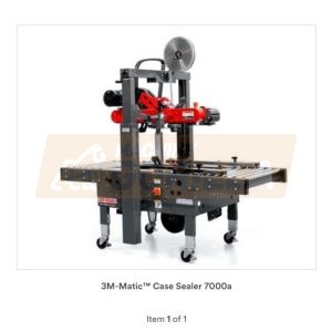 3M-Matic&trade; Adjustable Case Sealer 7000a3 Pro With 3"